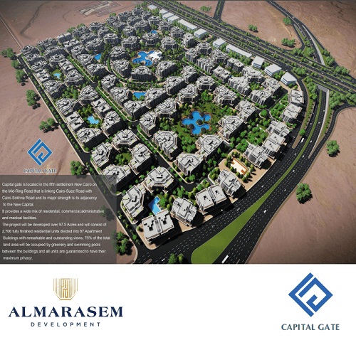 Apartments for sale in Capital Gate new capital