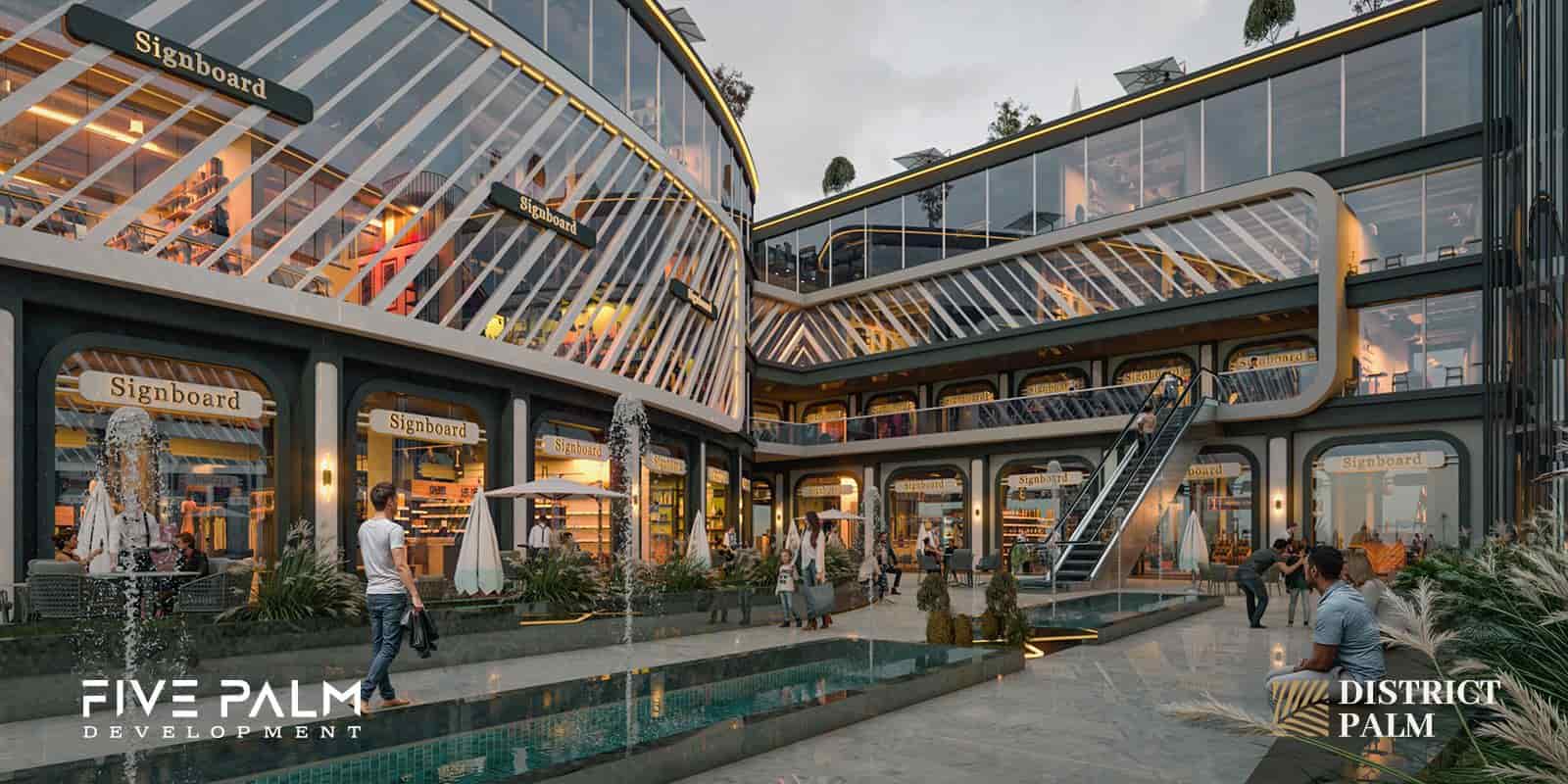 مول ديستريكت بالم العاصمة الادارية